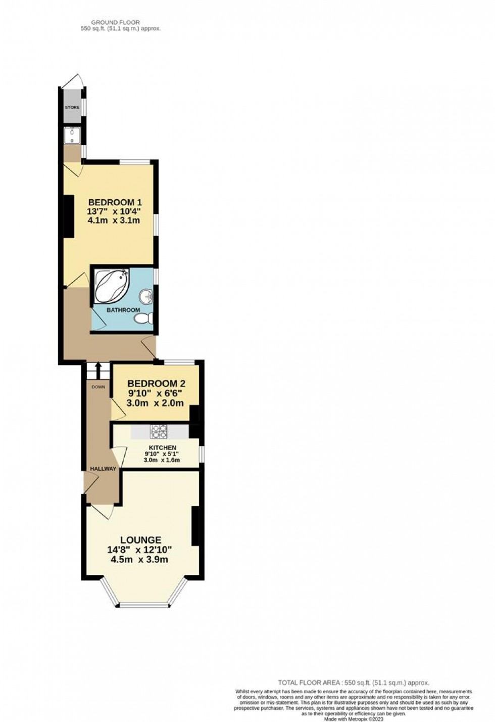 Floorplan for Limes Road, Croydon