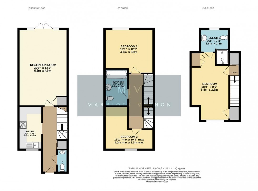 Floorplan for Sunningvale Avenue, Biggin Hill, Westerham