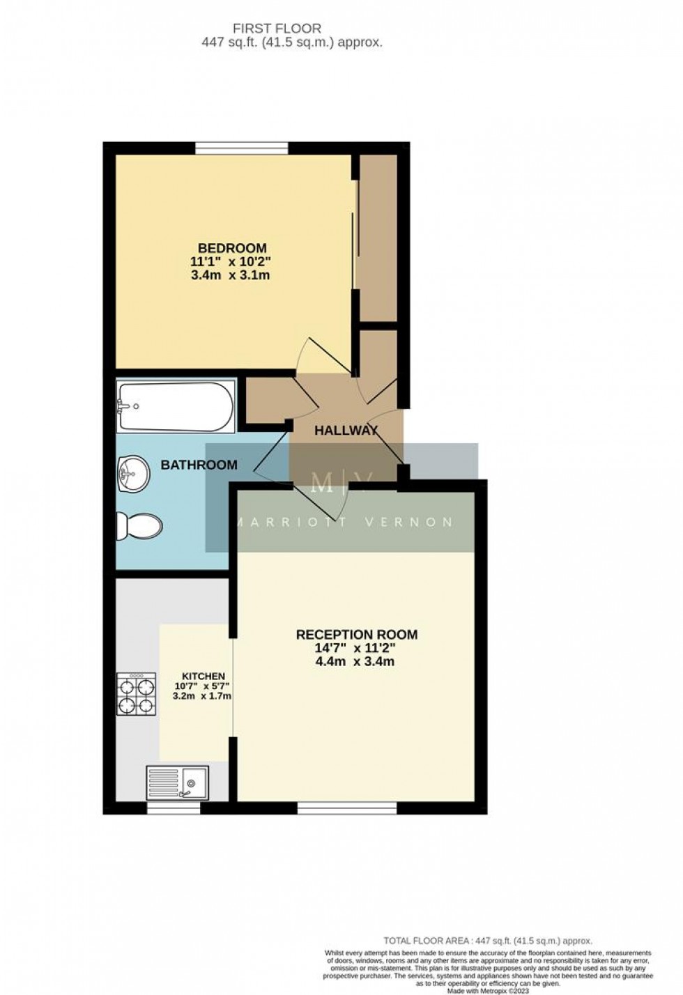 Floorplan for Granville Close, Park Hill, Croydon