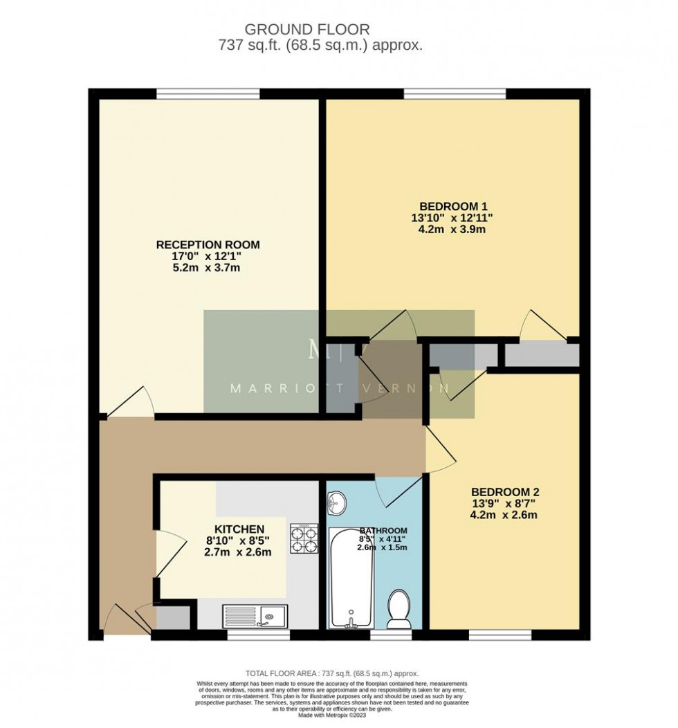 Floorplan for Camborne Road, Sutton