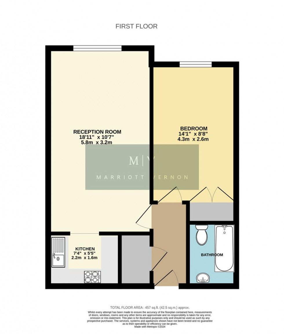 Floorplan for Fairfield Path, East Croydon