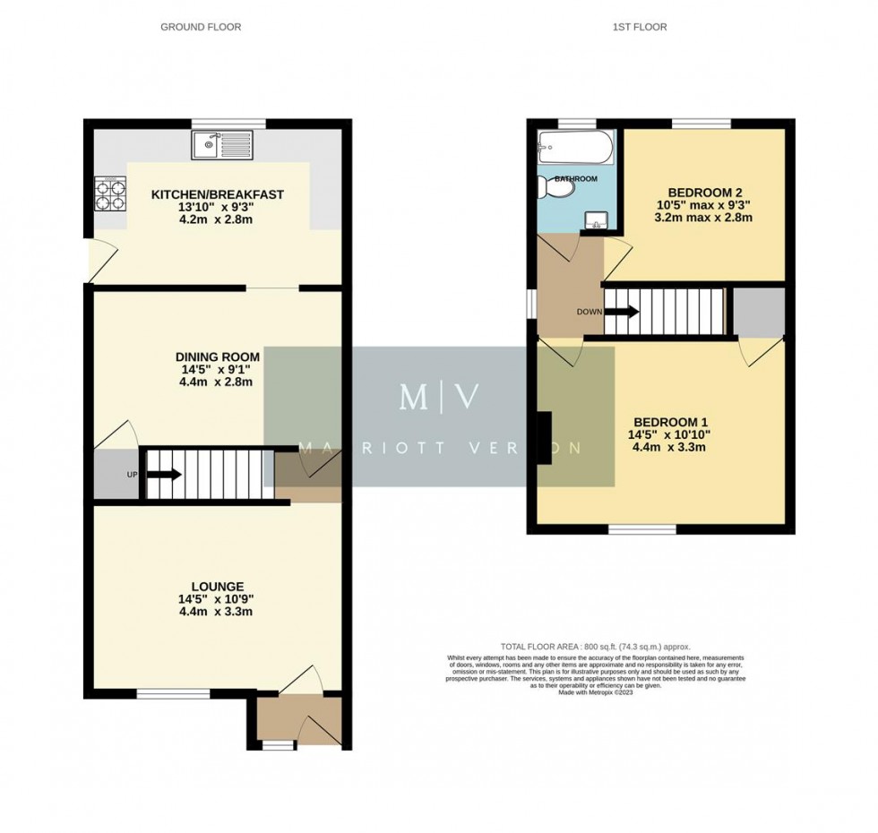 Floorplan for Alexandra Road, Warlingham