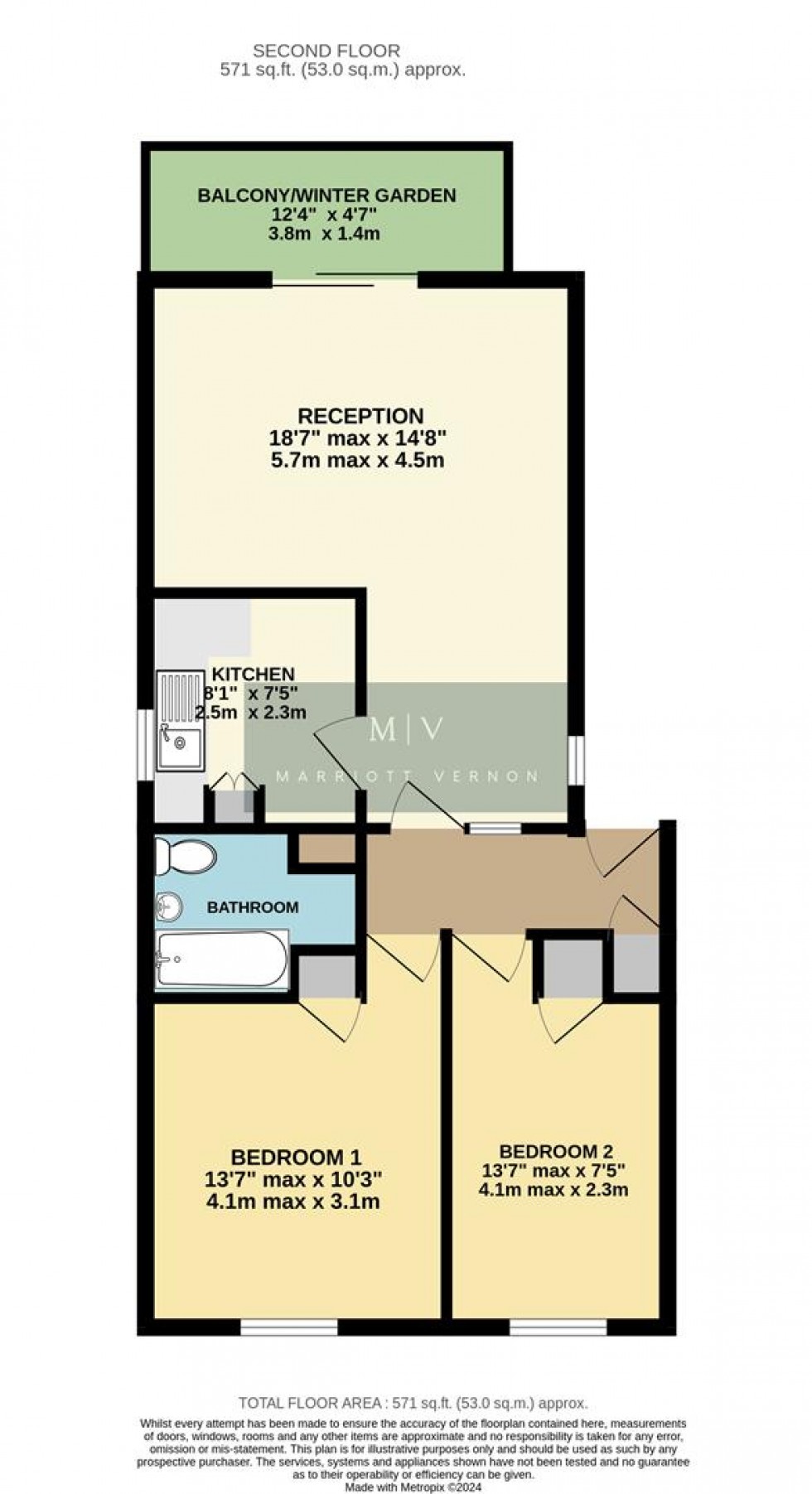 Floorplan for Averil Grove, Upper Norwood, SW16