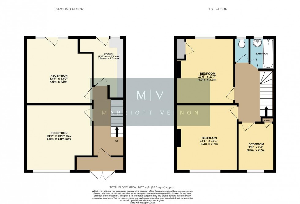 Floorplan for Northborough Road, London