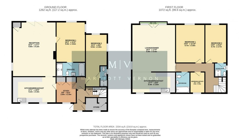 Floorplan for Buxton Lane, Caterham