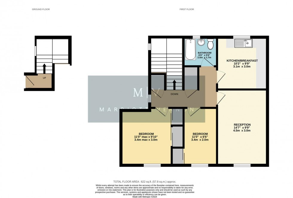 Floorplan for Braemar Avenue, South Croydon