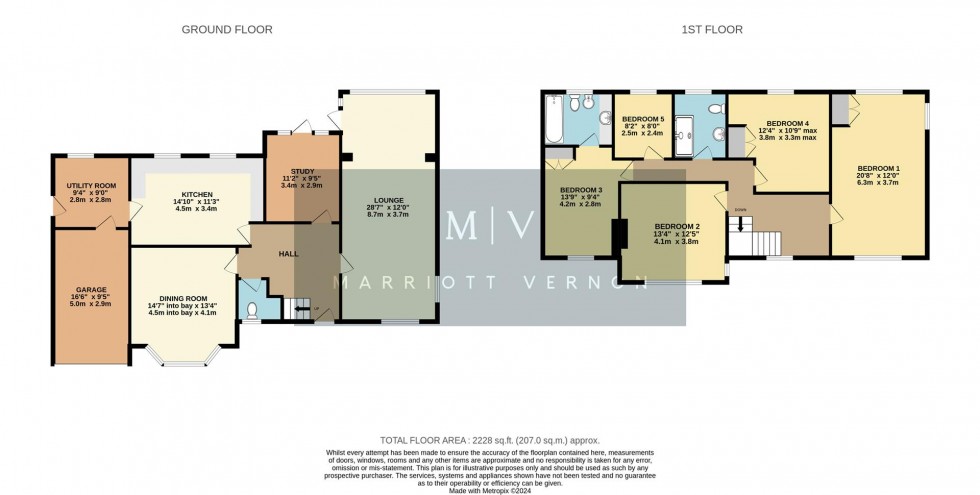 Floorplan for Manor Way, South Croydon