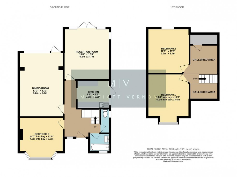 Floorplan for Old Lodge Lane, Purley