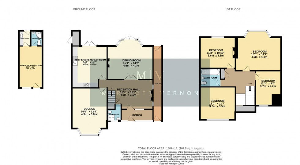 Floorplan for Park Hill Road, Croydon