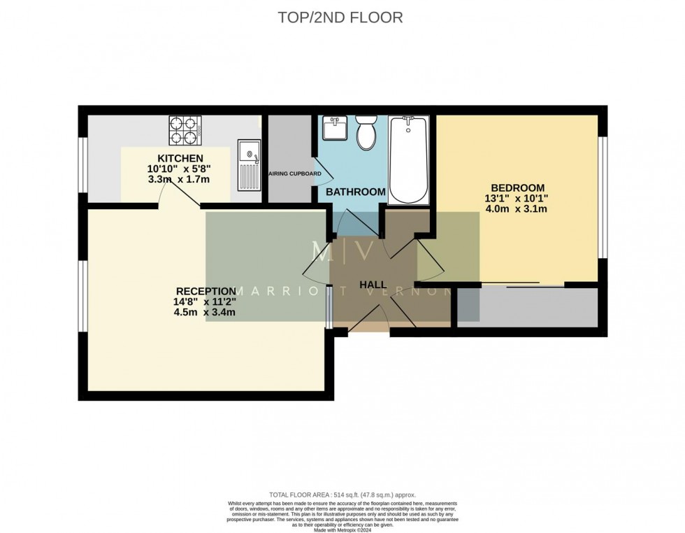 Floorplan for Chepstow Road, Croydon