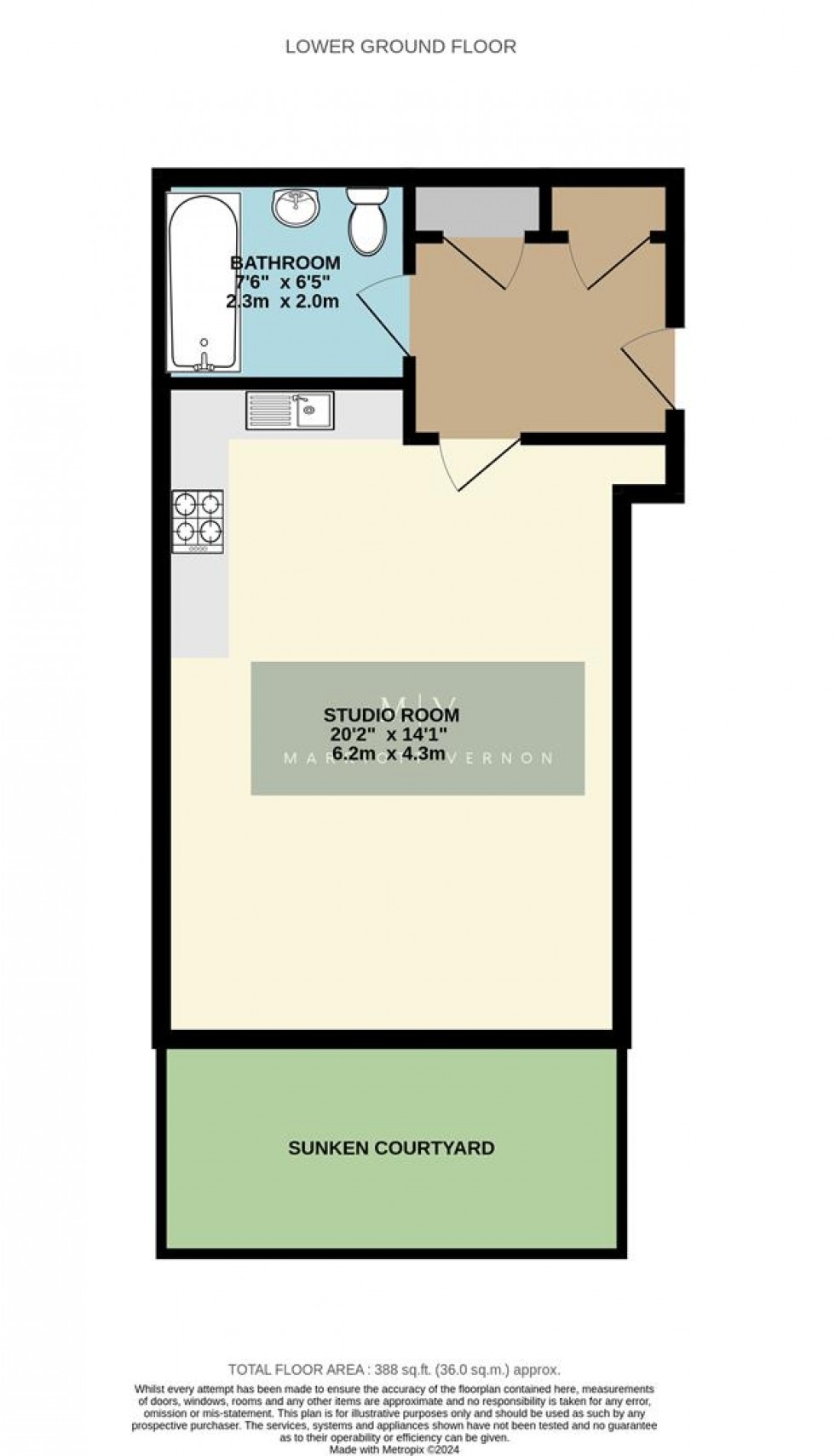 Floorplan for Purley Rise, Purley