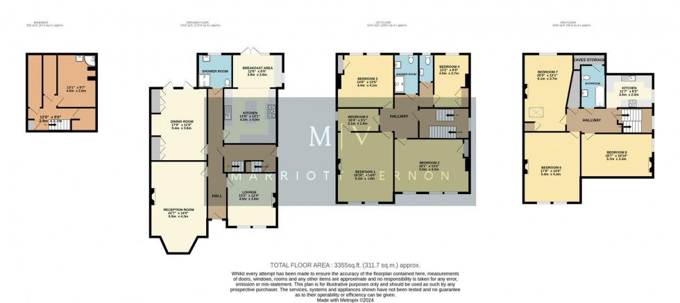 Floorplan for Campden Road, South Croydon