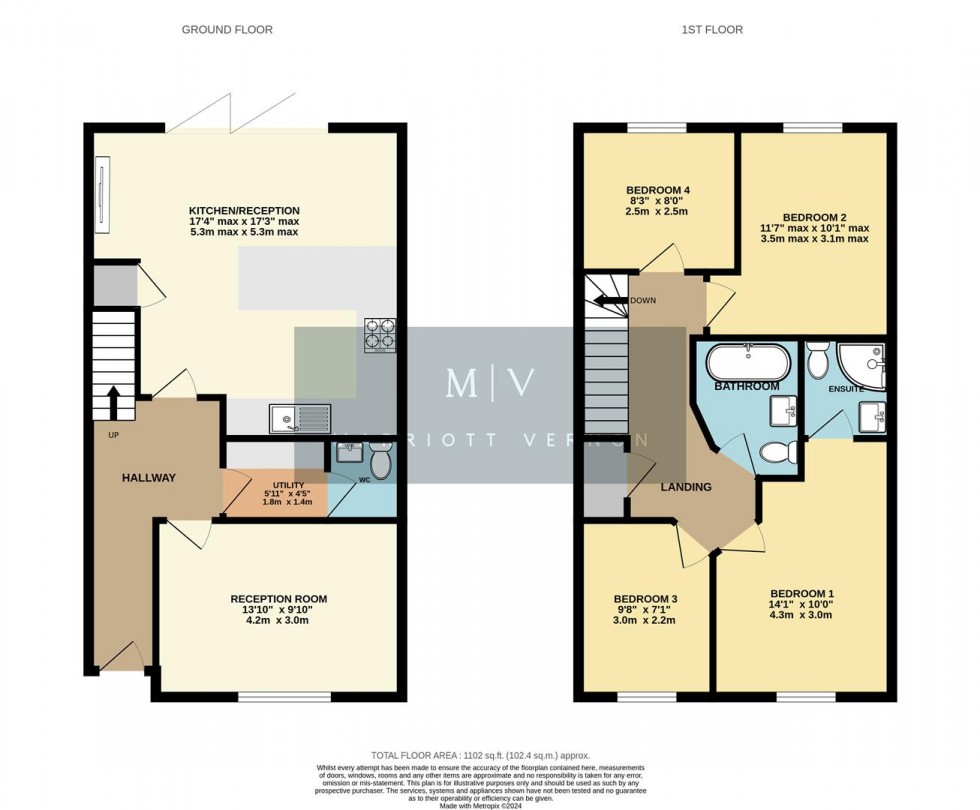 Floorplan for Harewood Road, South Croydon