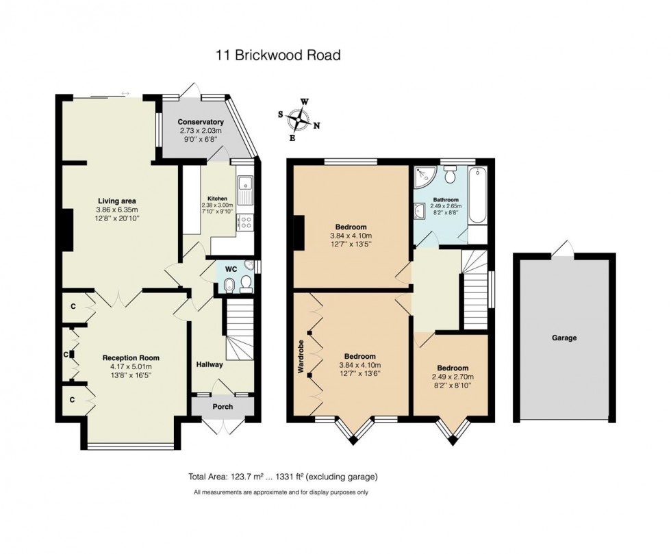 Floorplan for Brickwood Road, East Croydon