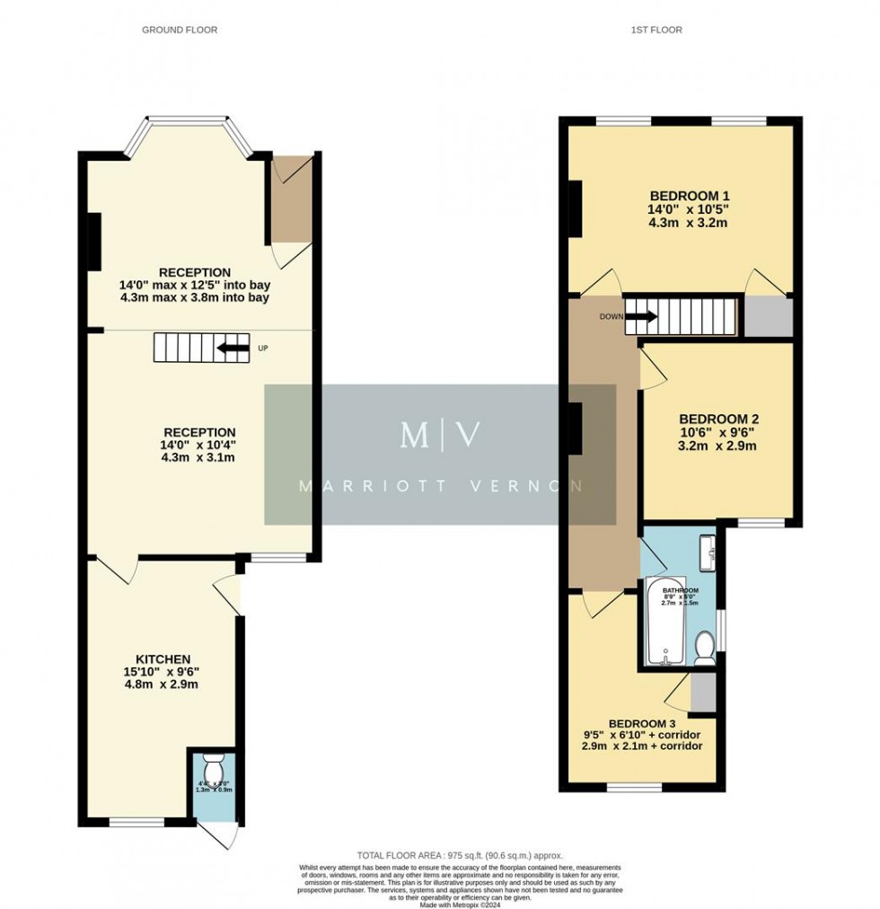 Floorplan for Latimer Road, Croydon