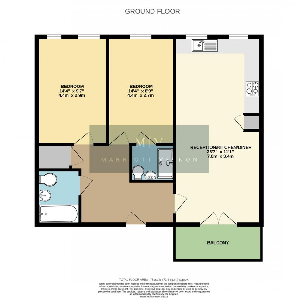 Floorplan for Selsdon Road, South Croydon