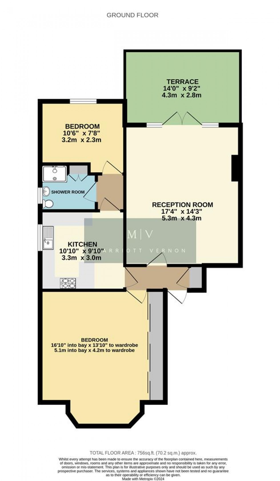 Floorplan for Beechwood Road, South Croydon