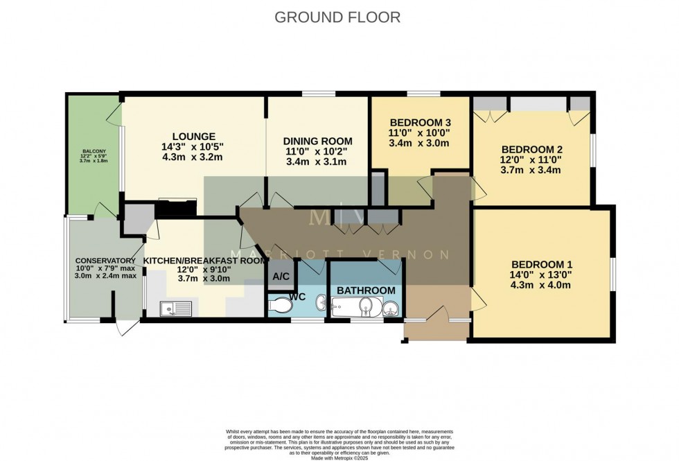 Floorplan for The Woodfields, South Croydon