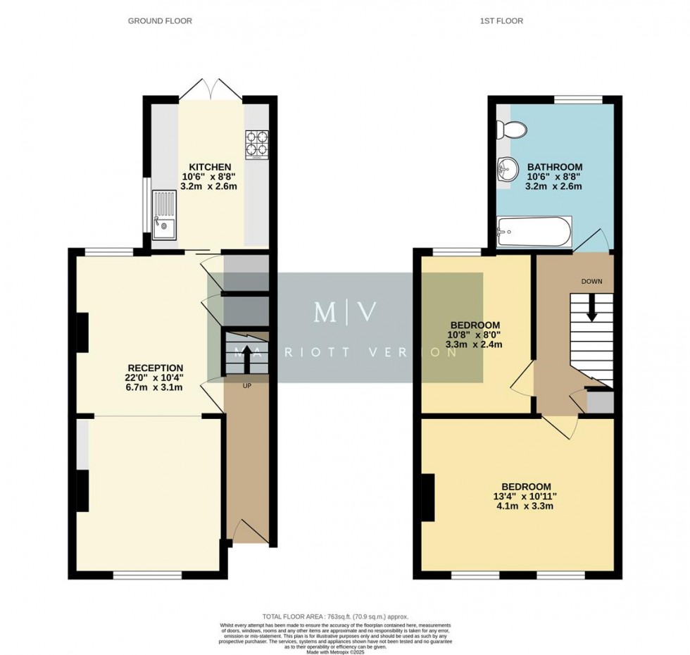 Floorplan for Broadway Avenue, Croydon