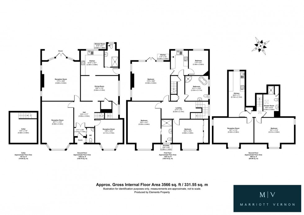 Floorplan for Croham Park Avenue, South Croydon