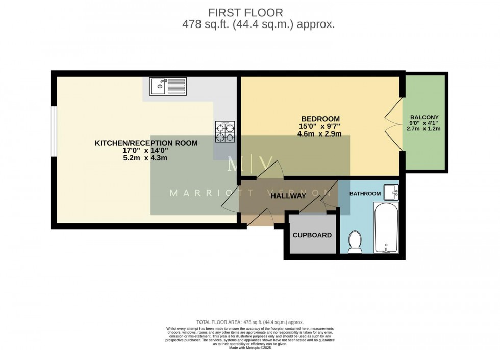 Floorplan for Purley Rise, Purley