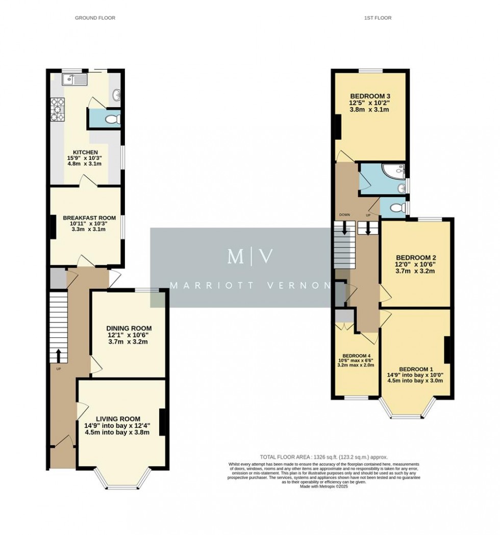 Floorplan for Carew Road, Thornton Heath