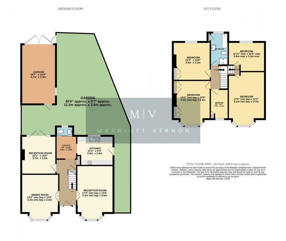 Floorplan for Linden Leas, West Wickham