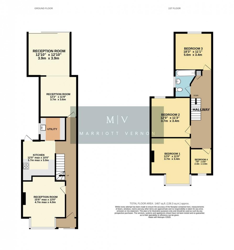 Floorplan for Chisholm Road, Croydon